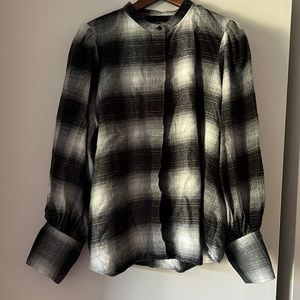 Banana Republic Plaid Flannel Shirt size XL